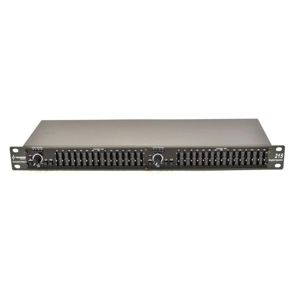 Thunder EQ215, 2x15 sávos sztereó equalizer