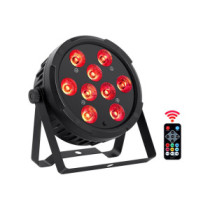 Thunder LP-94R (9x4W) RGBW LED PAR fényeffekt + DMX + TÁVIRÁNYÍTÓ