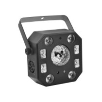 Thunder MG-490 Magic Ball fényeffekt +RGBW LED, +UV, +Stroboszkóp, +Lézer, (60W) +DMX