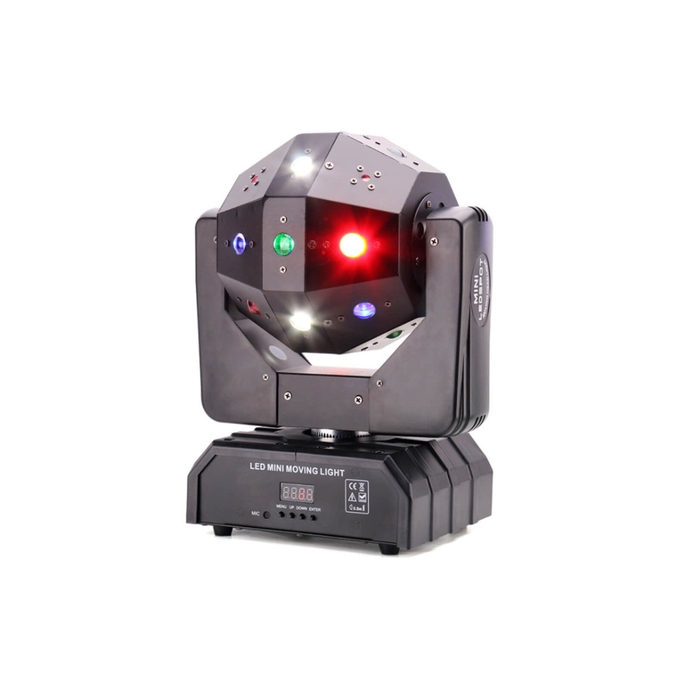 Thunder MHD-108S Spot Robotlámpa, 108W (RGBW + STROB), Sound, DMX, Auto