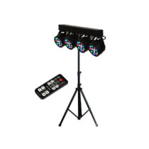 Thunder PARTYBAR404 4x RGBW LED PAR fényeffekt szett