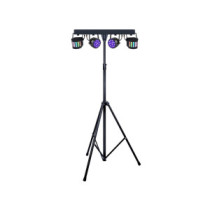 Thunder PARTYBAR407 2x RGB LED PAR + 2x RGBW Derby fényeffekt szett