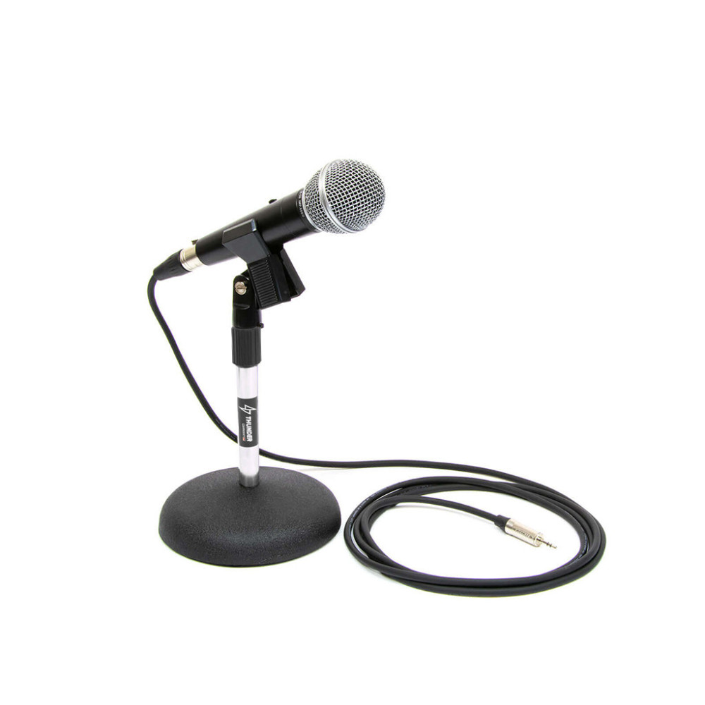 Thunder Podcast Set 2 - Broadcast, Youtuber, Gamer dinamikus mikrofon + állvány + kábel