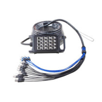 Thunder SB124K30 Alumínium Stage box / Csoportkábel 16 (12 + 4 csatorna, 30 m kábel)