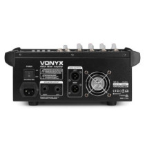 Vonyx AM5A 2x500W, 4 csatornás keverőerősítő + MP3 + Bluetooth + Effekt