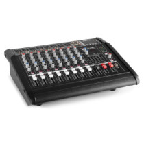 Vonyx AM8A 2x500W, 8 csatornás keverőerősítő + MP3 + Bluetooth + Effekt