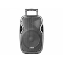 Vonyx AP-1200ACCU (12") 600W akkumulátoros hordozható hangfal (2xMik + MP3 + Bluetooth)