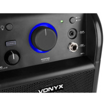 Vonyx SBS50B akkumulátoros hordozható hangfal 50W (1xMik + Bluetooth + LED Ball)