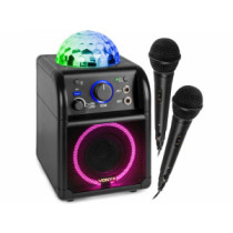 Vonyx SBS55B akkumulátoros hordozható hangfal 50W (2xMik + Bluetooth + LED Ball)