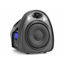 Vonyx ST-016 (6,5") 130W akkumulátoros hordozható hangfal (2xMik + MP3 + FM + Bluetooth)