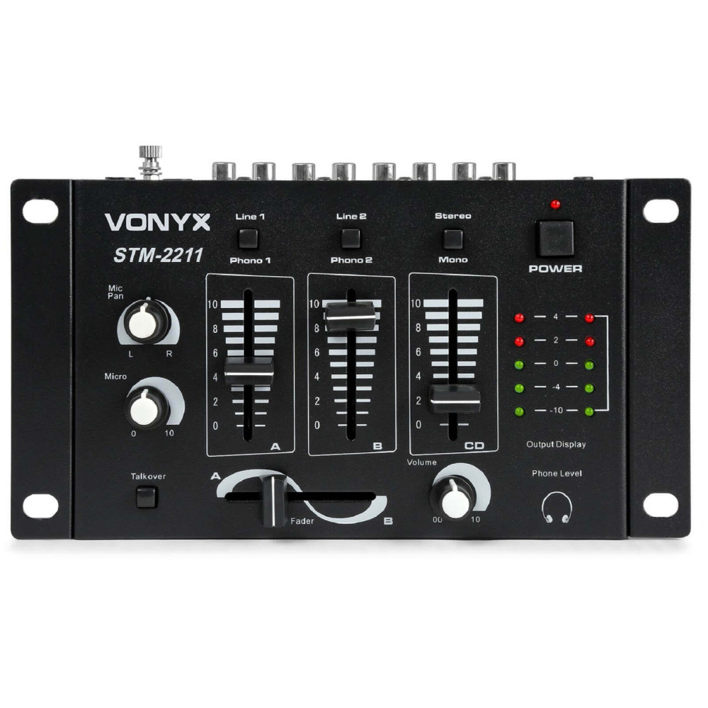 Vonyx STM-2211 3+1 csatornás DJ, karaoke keverő