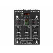 Vonyx STM-2270 4 csatornás DJ, karaoke keverő hangeffektekkel + USB/MP3/BT