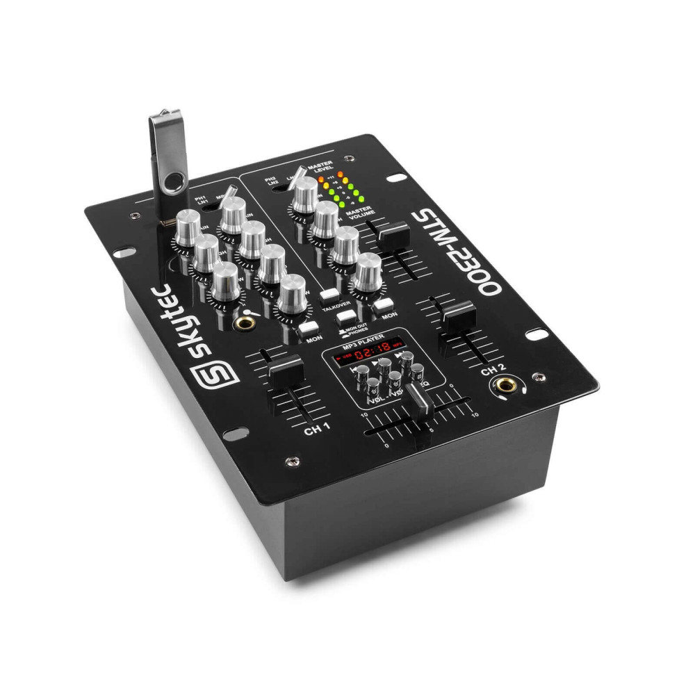 Vonyx STM-2300 2+1 csatornás DJ keverő + USB lejátszó