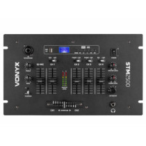 Vonyx STM-2500 5 csatornás DJ, karaoke keverő + USB/MP3 + BT