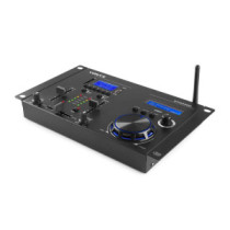 Vonyx STM-3400 2+1 csatornás, DSP effektes DJ keverő, Jog tárcsa + BLUETOOTH