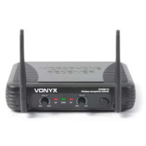 Vonyx STWM-712 VHF rádiós mikrofon (2 db KÉZI mikrofon)