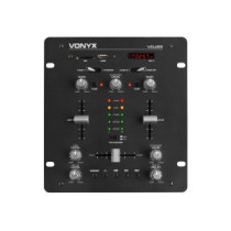 Vonyx VDJ25 2+1 csatornás DJ, karaoke keverőerősítő 2x50W + BLUETOOTH