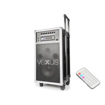 Vonyx Vexus ST-110 (8") 250W akkumulátoros hordozható hangfal (1xMik + MP3 + CD)