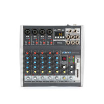 Vonyx VMM-K602 - 6 csatornás zenekari keverő, Bluetooth + Effekt + REC felvétel
