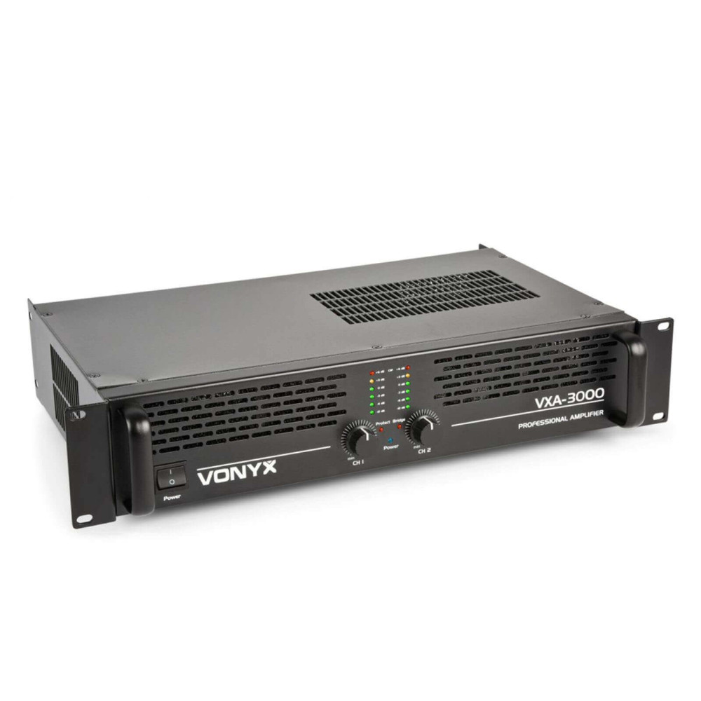 Vonyx VXA-3000 végfok erősítő 2x1500W Bridge: 1x3000W