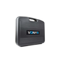 Vonyx WM82 UHF rádiós mikrofon (2 db KÉZI mikrofon) + Koffer