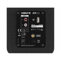 Vonyx XP40 4" Aktív stúdió monitor / számítógép hangfalpár (USB, BT)