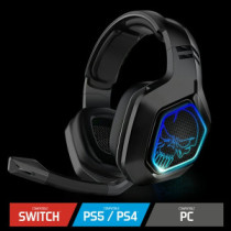 HKM-Spirit of Gamer MIC-XH900 fekete RGB Wireless  Headset