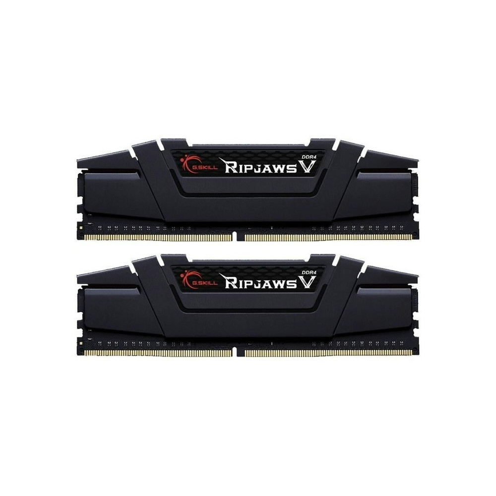 MEM-32GB/3200 DDR4 G.Skill RipJaws V F4-3200C16D-32GVK Fekete KIT2