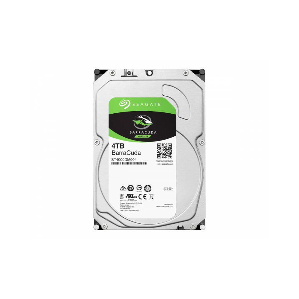 HDD3- 4TB Seagate 5400 256MB SATA3 HDD Barracuda ST4000DM004 Recertified