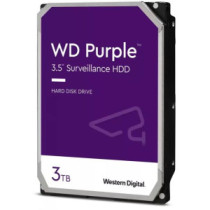 HDD3- 3TB WD 5400 64MB SATA3 HDD Purple WD30PURZ Recertified