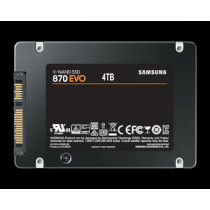 SSD-4TB Samsung 870 Evo SATA3 2,5" 3D NAND Basic SSD MZ-77E4T0B/EU