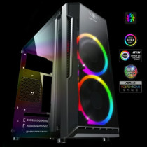 HZS-Spirit of Gamer Deathmatch 3 RGB fekete ablakos táp nélküli mATX ház