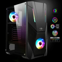 HZS-Spirit of Gamer Rogue V RGB fekete ablakos táp nélküli ház