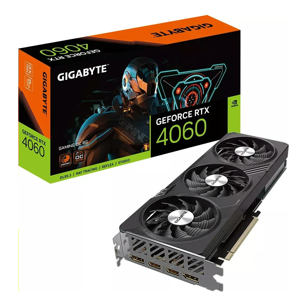 VGA-Gigabyte RTX 4060 OC GAMING 8GB GV-N4060GAMING OC-8GD