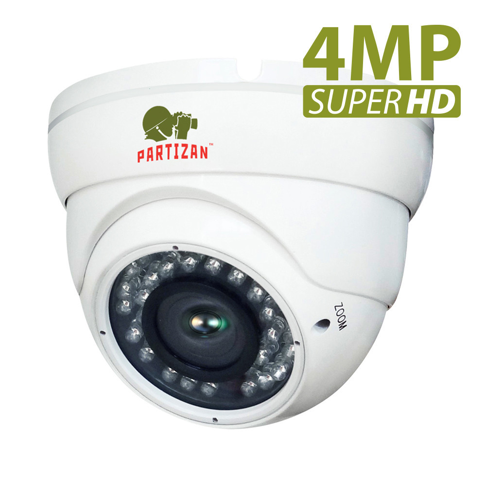 Partizan 4.0MP AHD Varifocal camera CDM-VF37H-IR SuperHD 4.2