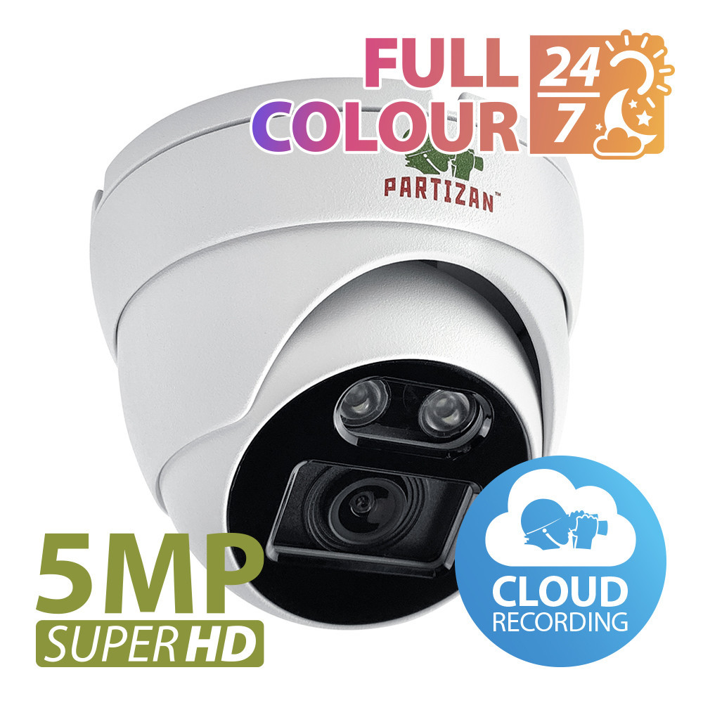 Partizan 5.0MP IP camera IPD-5SP-IR Full Colour 3.0 Cloud