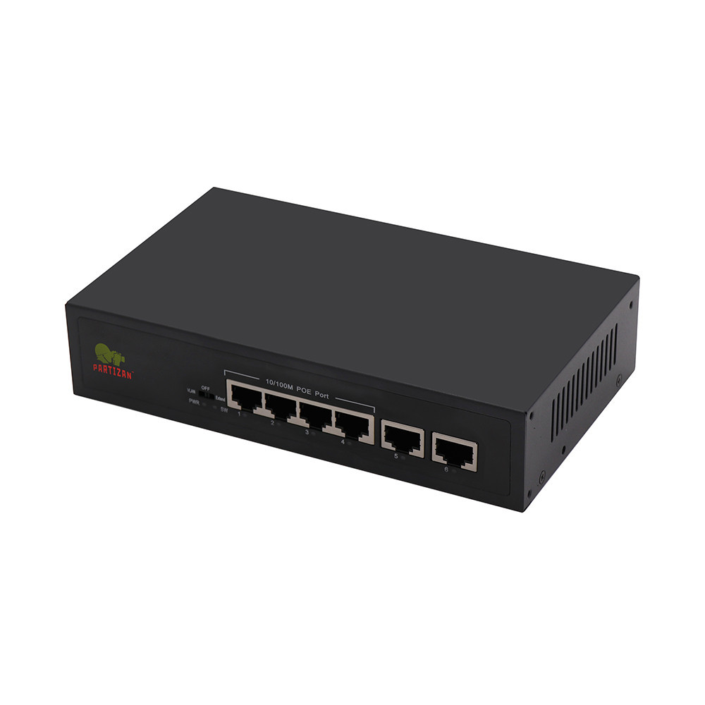 Partizan 4 port PoE switch PSW-4 1.0 (UK)