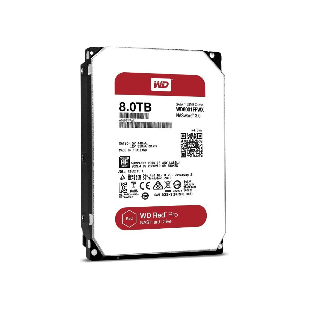 HDD3- 8TB WD 7200 256MB SATA3 HDD Red Pro WD8003FFBX