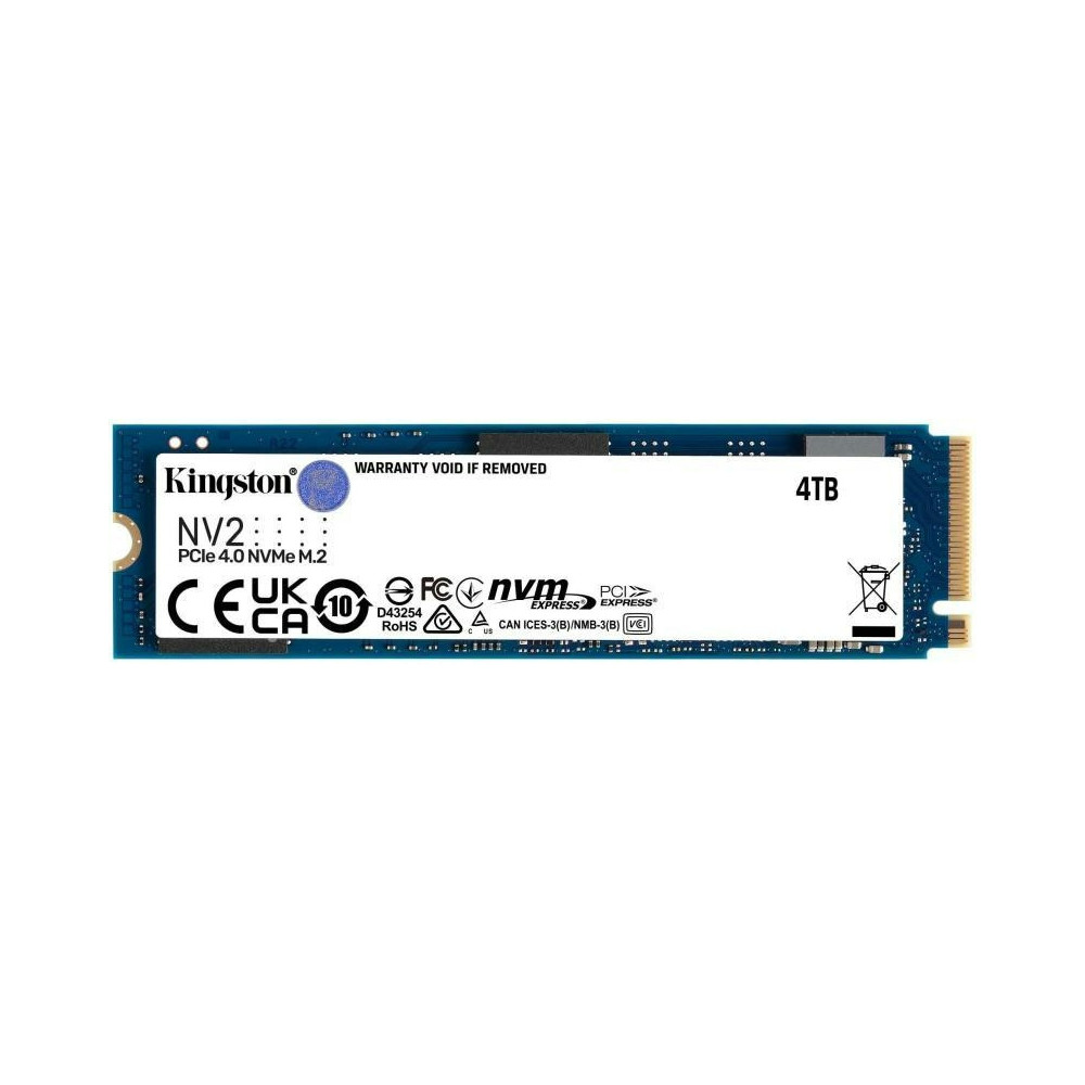 SSD-4TB Kingston NV2 M.2 PCIe SSD SNV2S/4000G