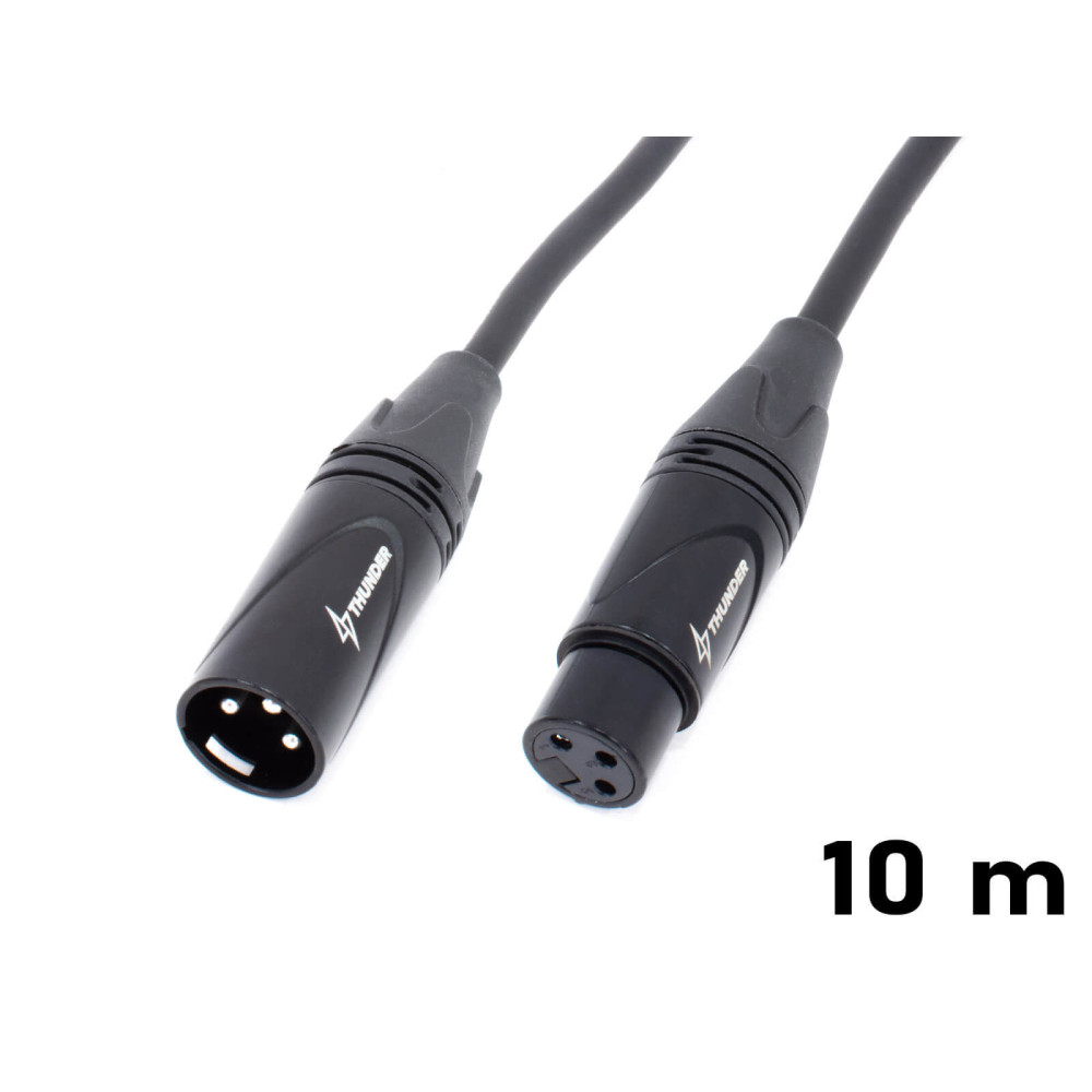 Thunder MC199-10 Jelkábel (XLR mama - XLR papa) - 10m