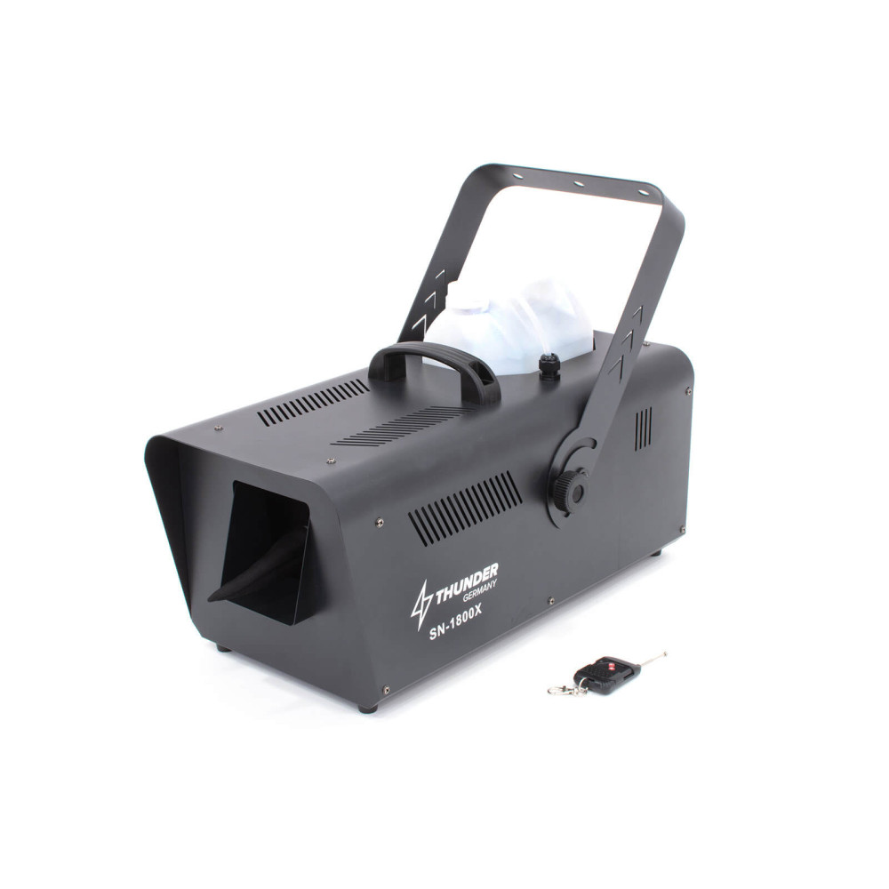 Thunder SN-1800X Hógép (1800W) + DMX + távirányító - FEKETE