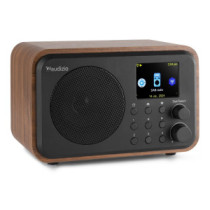 Audizio Vicenza akkumulátoros internetrádió DAB+ FM - barna