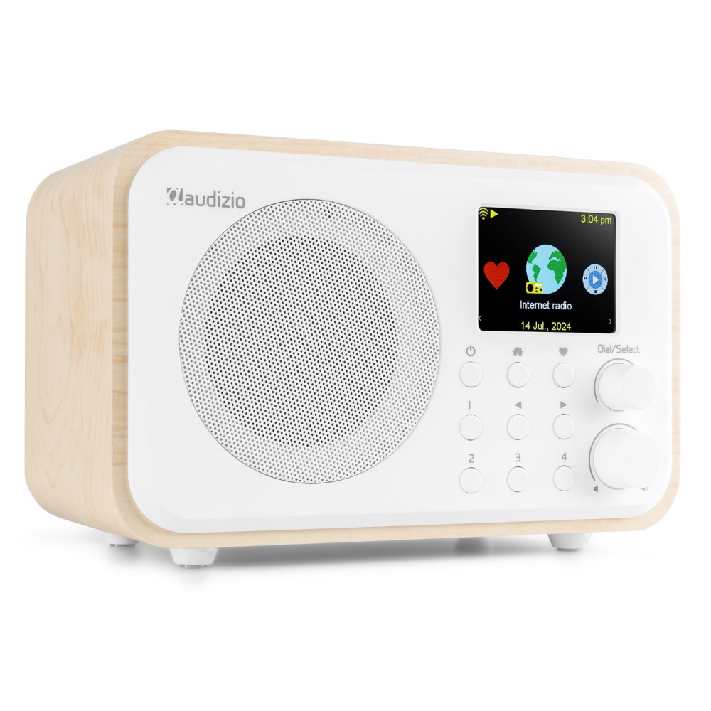 Audizio Vicenza akkumulátoros internetrádió DAB+ FM - fehér