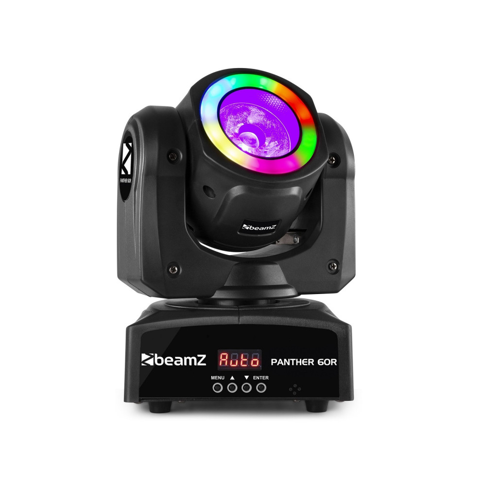 BeamZ Panther 60R DMX  60W 4 az 1-ben LED Beam robotlámpa gyűrűvel