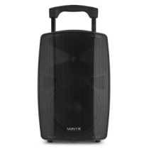 Vonyx VSP200 200W (10") aktív hordozható akkumulátoros hangfal + mikrofon (2db) szett