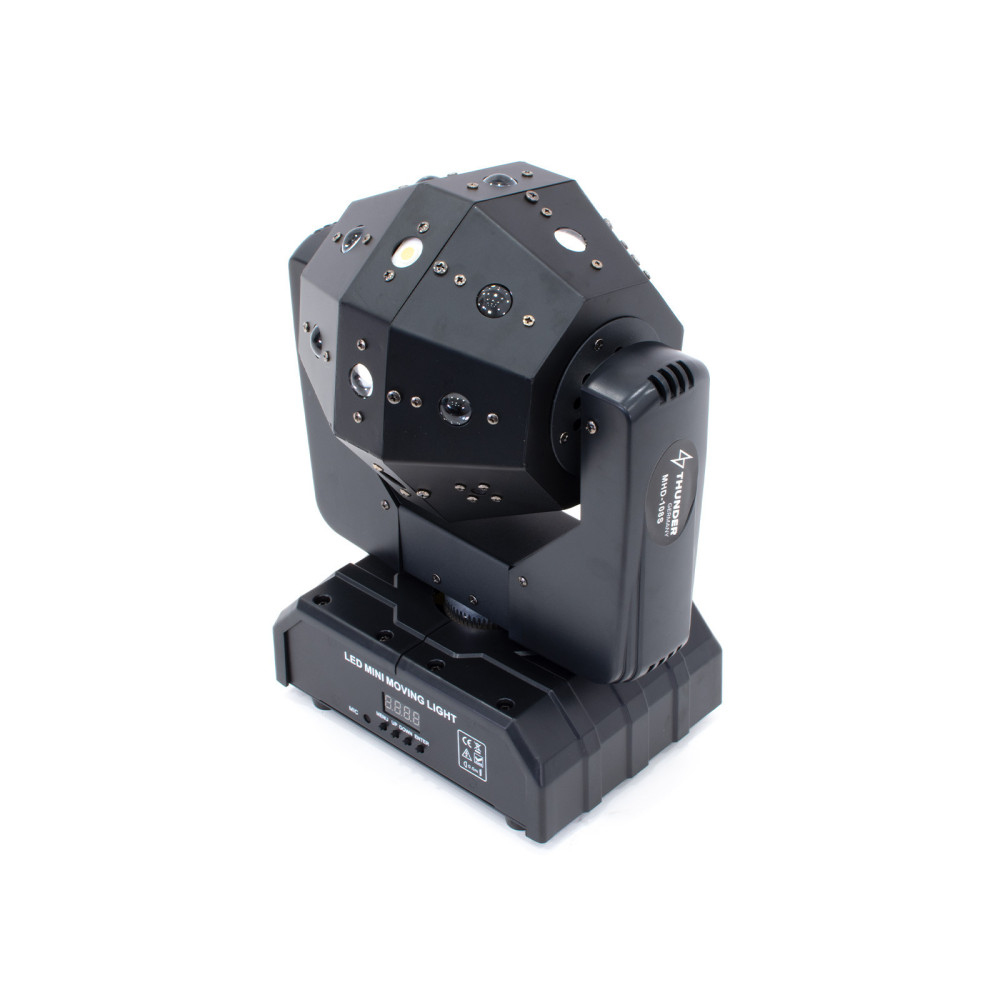 Thunder MHD-108SL Beam robotlámpa, 108W (RGBW + STROB + LÉZER), Sound, DMX, Auto