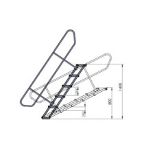 Thunder Germany STX750 állítható színpad lépcső (80-140 cm)