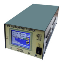 Forex T1232TFT_SPEC  Akkumulátortöltő 12V/32A, érintőképernyős, leválasztható kimenettel és 3 m-es töltővezetékkel