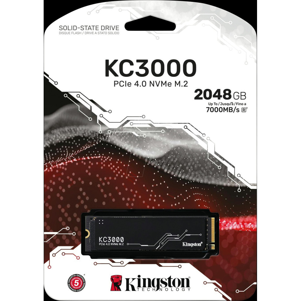 SSD-2TB Kingston KC3000 M.2 SSD SKC3000D/2048G