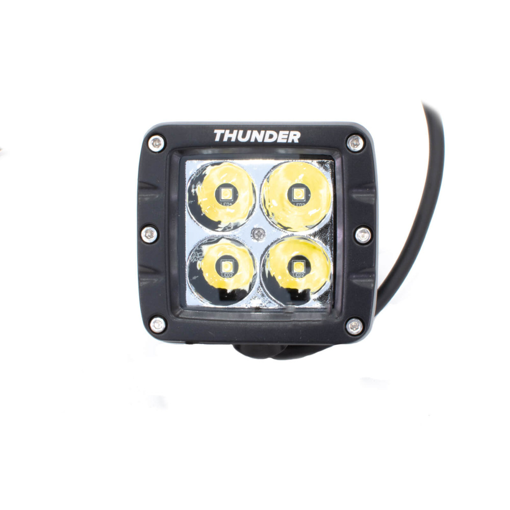 Thunder LWP-9F LED reflektor, munkalámpa, IP68, 9V-36V, TERÍTŐ FÉNY - 9 cm